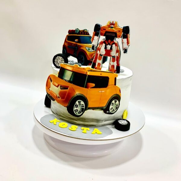Dečija torta Dečija torta za dečake na 1 sprat sa motivima filma transformers.Poklondzija