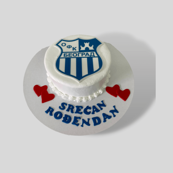 141 OFK Beograd torta za dečaka - torte za rođendan - poklondžija online giftshop