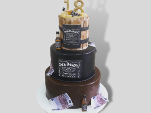 jack daniels torta za 18 rođendan - - torte za rođendan - poklondžija online giftshop