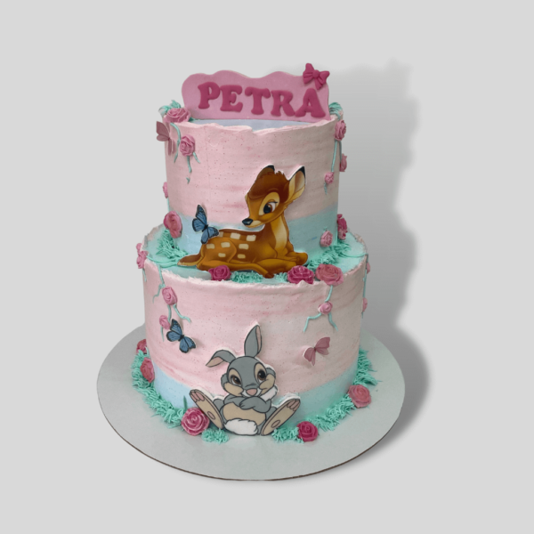 bambi torta za devojčice - torte za rođendan - poklondžija online giftshop