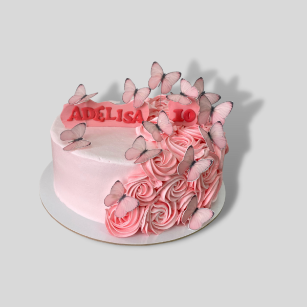 170 torta za devojčoce, za 10 rođendan, roze - online giftshop poklondžija