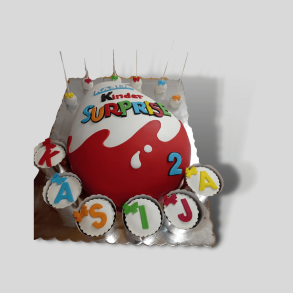 3 kinder suprise torta za decu - torte za rođendan - poklondžija online giftshop